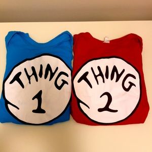Twin - Thing 1 & Thing 2 onesies